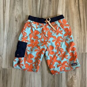 NWT Patagonia Boys' Baggies Boardshorts Hawaiian Swim Trunks size‎ M Hawaiian